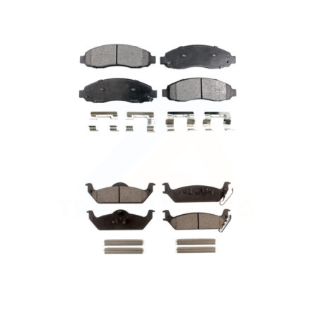 Front Rear Ceramic Brake Pads Kit For 2003-2004 Dodge Dakota KTC-100500