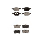 Front Rear Ceramic Brake Pads Kit For Ford Focus SVT KTC-100505