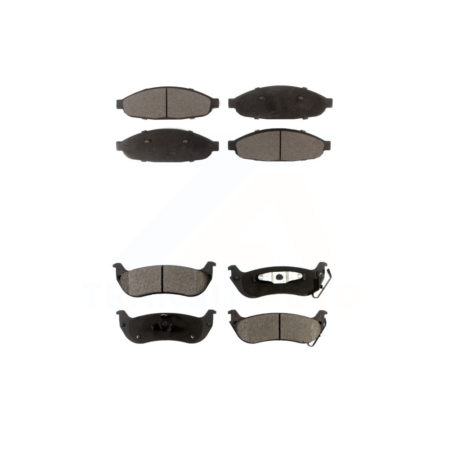 Front Rear Ceramic Brake Pads Kit For 2004-2008 Chrysler Pacifica KTC-100509