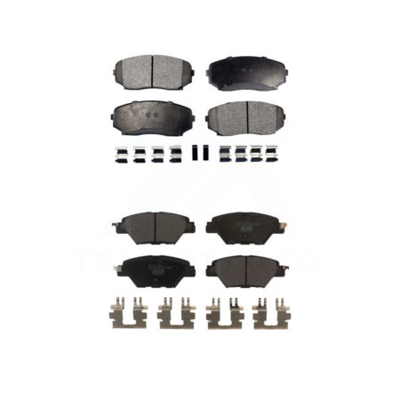 Front Rear Ceramic Brake Pads Kit For 2016-2022 Mazda CX-9 KTC-100510