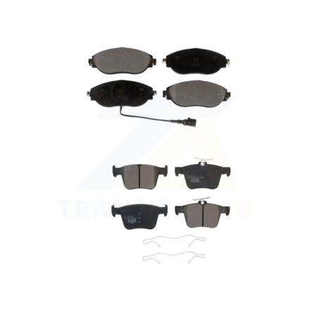 Front Rear Ceramic Brake Pads Kit For Volkswagen Tiguan Jetta Audi Golf R S3 Q3 Arteon KTC-100520