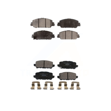 Front Rear Ceramic Brake Pads Kit For 2016-2022 Honda HR-V KTC-100522