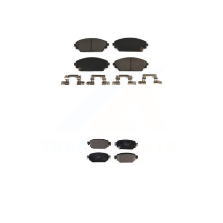 Front Rear Ceramic Brake Pads Kit For 2019-2021 Mazda CX-3 KTC-100525