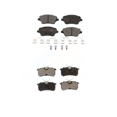 Front Rear Ceramic Brake Pads Kit For 2014-2019 Ford Fiesta ST KTC-100526