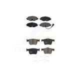 Front Rear Ceramic Brake Pad Kit For Volkswagen Jetta Audi A3 Quattro e-Golf Sportback TT KTC-100529