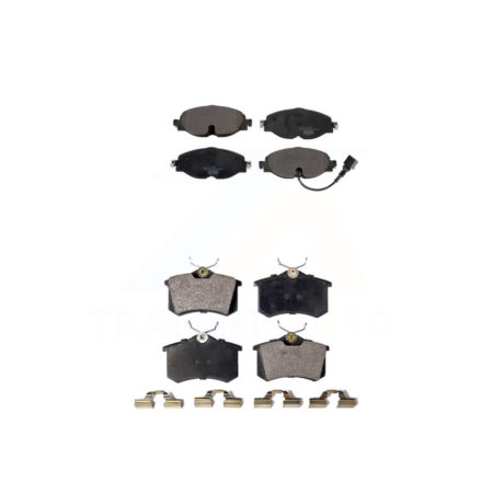 Front Rear Ceramic Brake Pads Kit For 2015-2015 Volkswagen Golf SportWagen KTC-100531