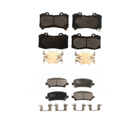 Front Rear Ceramic Brake Pads Kit For 2015-2020 Chevrolet Colorado GMC Canyon KTC-100532