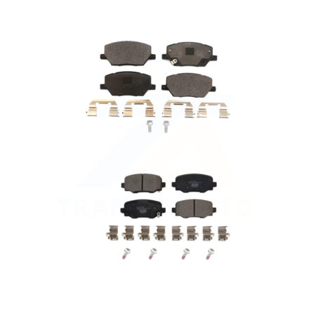 Front Rear Ceramic Brake Pads Kit For Jeep Renegade Fiat 500X KTC-100533