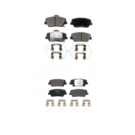 Front Rear Ceramic Brake Pads Kit For Kia Sorento Hyundai Santa Fe Sport KTC-100534