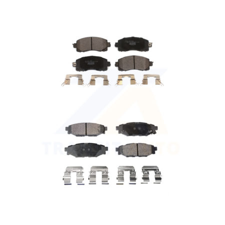 Front Rear Ceramic Brake Pads Kit For Subaru Crosstrek Impreza KTC-100546