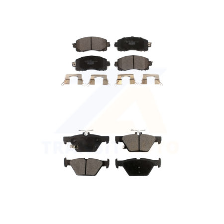 Front Rear Ceramic Brake Pads Kit For Subaru Forester Crosstrek Outback Legacy KTC-100547