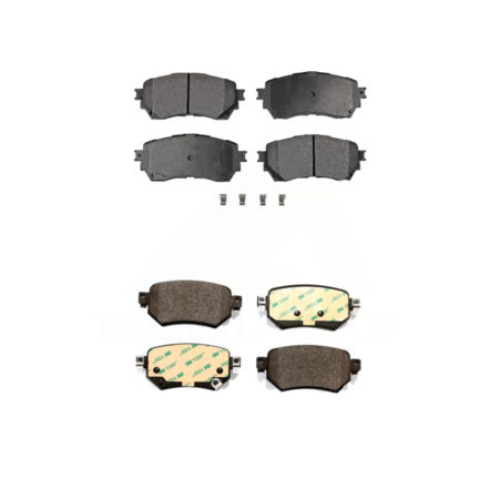 Front Rear Ceramic Brake Pads Kit For Mazda 6 KTC-100549