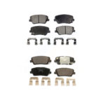 Front Rear Ceramic Brake Pads Kit For 2014-2015 Kia Sorento With Red Painted Calipers KTC-100551