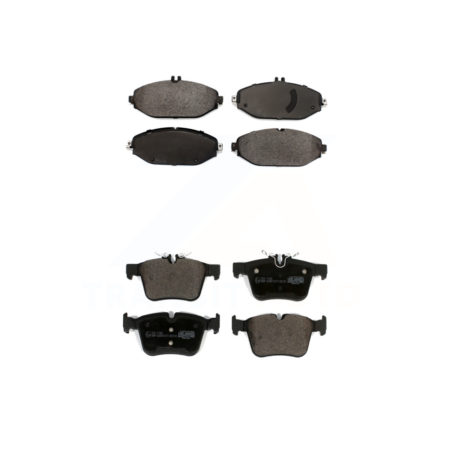 Front Rear Ceramic Brake Pads Kit For Mercedes-Benz C300 Without Sport Package KTC-100552