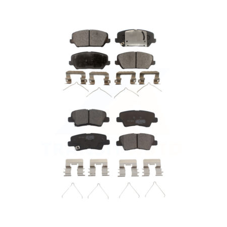 Front Rear Ceramic Brake Pads Kit For Hyundai Veloster KTC-100569