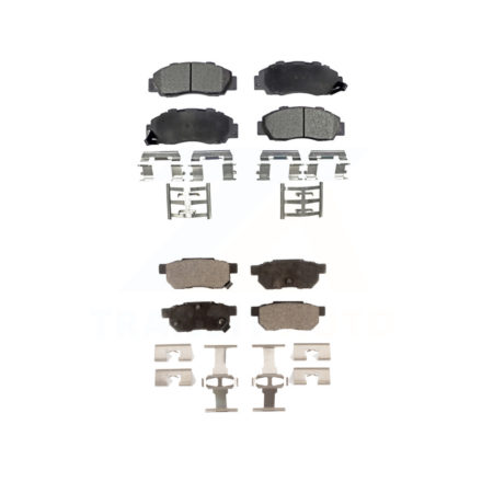 Front Rear Ceramic Brake Pads Kit For 1992-1993 Acura Integra GS-R KTC-100570