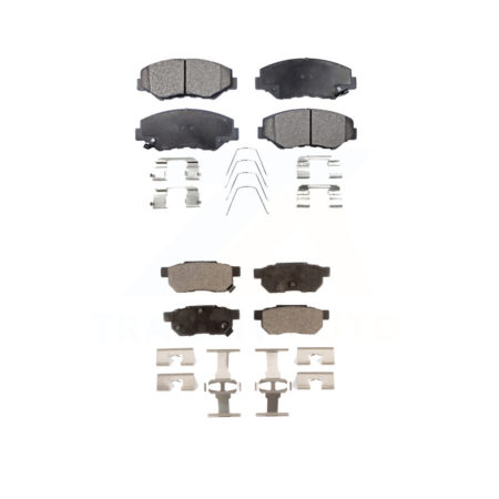 Front Rear Ceramic Brake Pads Kit For 2013-2014 Honda Fit Vehicles Manufactured In Mexico KTC-100571
