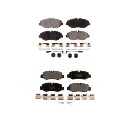 Front Rear Ceramic Brake Pads Kit For 2016-2020 Mercedes-Benz Metris KTC-100584