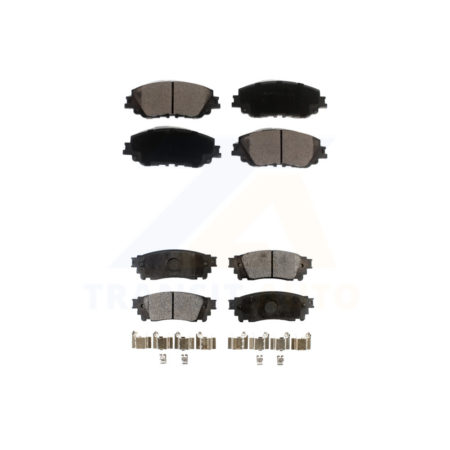 Front Rear Ceramic Brake Pads Kit For Toyota Camry RAV4 Lexus C-HR ES350 Avalon ES300h KTC-100600