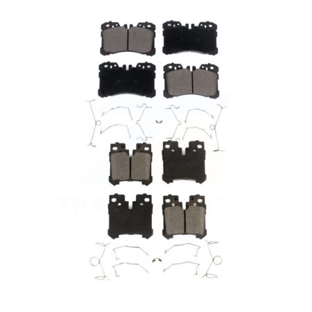 Front Rear Ceramic Brake Pads Kit For Lexus LS460 LS500 LS600h LS500h KTC-100609