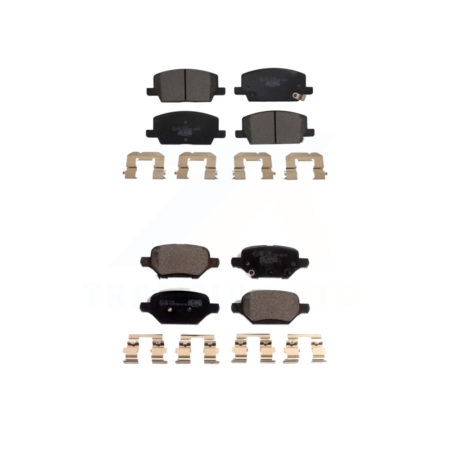 Front Rear Ceramic Brake Pads Kit For 2018-2022 Chevrolet Trax Buick Encore KTC-100611