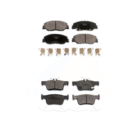 Front Rear Ceramic Brake Pads Kit For 2019-2022 Honda Insight KTC-100612