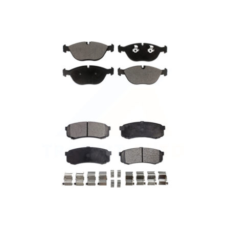 Front Rear Ceramic Brake Pads Kit For 2000 Mercedes-Benz C43 AMG KTC-100614