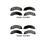 Front Rear Ceramic Brake Pads Kit For Ram 5500 Dodge Sterling Truck 4500 Bullet 45 55 KTC-100619