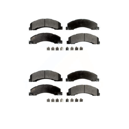Front Rear Ceramic Brake Pads Kit For Ram 5500 Dodge Sterling Truck 4500 Bullet 45 55 KTC-100619