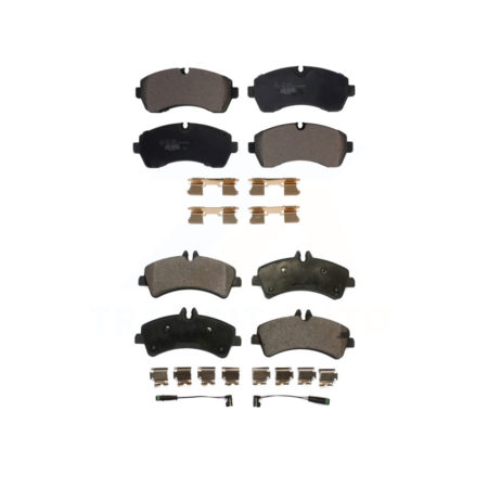 Front Rear Ceramic Brake Pads Kit For Sprinter 3500 Mercedes-Benz Freightliner Dodge KTC-100628