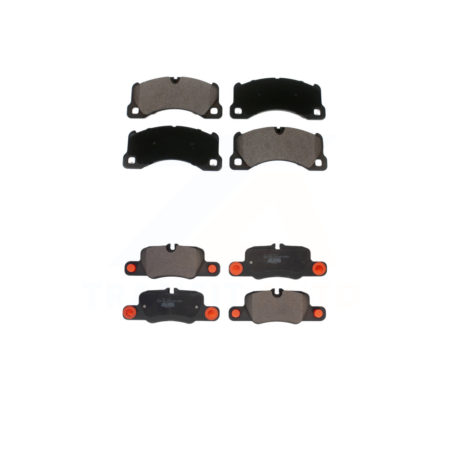 Front Rear Ceramic Brake Pads Kit For 2010-2016 Porsche Panamera KTC-100656