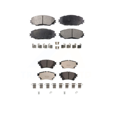 Front Rear Ceramic Brake Pad Kit For 2019 Toyota Corolla 1.8L With Electric Parking KTC-100662