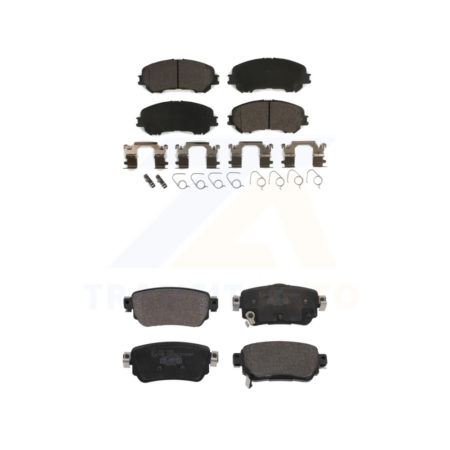 Front Rear Ceramic Brake Pads Kit For Nissan Rogue Sport Qashqai KTC-100664