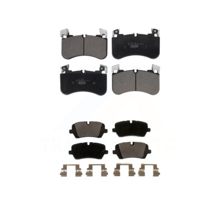 Front Rear Ceramic Brake Pads Kit For 2018 Land Rover Range 3.0L with Supercharged KTC-100671