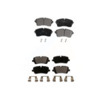 Front Rear Ceramic Brake Pad Kit For 2018 Land Rover Range With Dual Piston Caliper KTC-100672