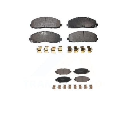 Front Rear Ceramic Brake Pads Kit For Jeep Wrangler KTC-100673