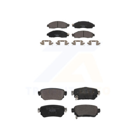 Front Rear Ceramic Brake Pads Kit For Nissan LEAF With Electric Parking KTC-100677