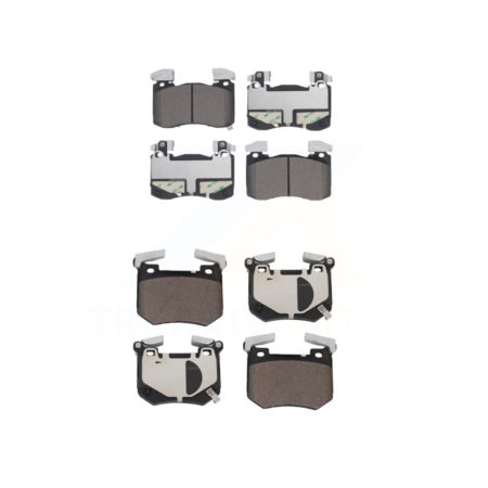 Front Rear Ceramic Brake Pads Kit For Kia Stinger Genesis G70 KTC-100687
