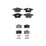 Front Rear Ceramic Brake Pads Kit For Audi A6 Quattro KTC-100691