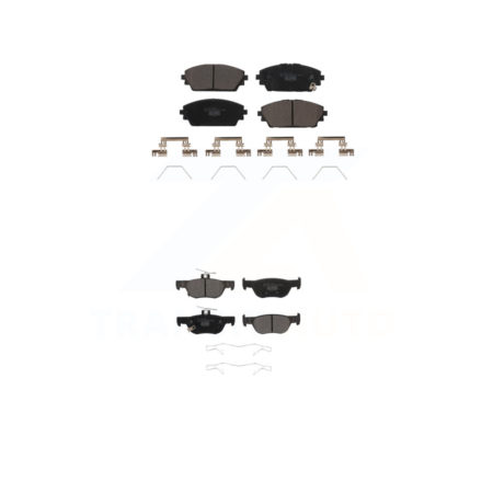 Front Rear Ceramic Brake Pads Kit For Mazda 3 Sport KTC-100693