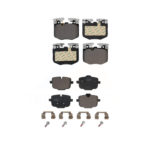 Front Rear Ceramic Brake Pad Kit For BMW X3 X5 530i xDrive X7 530e 740i X4 640i Gran 740e KTC-100704