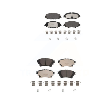 Front Rear Ceramic Brake Pads Kit For Toyota Corolla With Electric Parking KTC-100707
