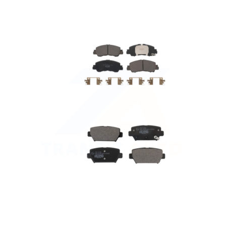 Front Rear Ceramic Brake Pads Kit For Mitsubishi Eclipse Cross With Manual Parking KTC-100712