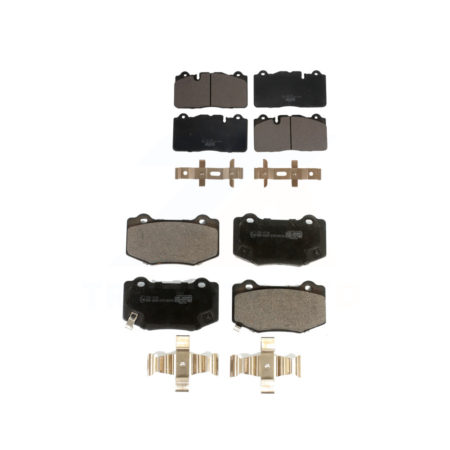 Front Rear Ceramic Brake Pads Kit For 19 Chevrolet Corvette With Composite Brakes KTC-100714