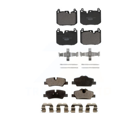Front Rear Ceramic Brake Pads Kit For Mini Cooper With 5 Lug Wheels 4 Piston Caliper KTC-100715