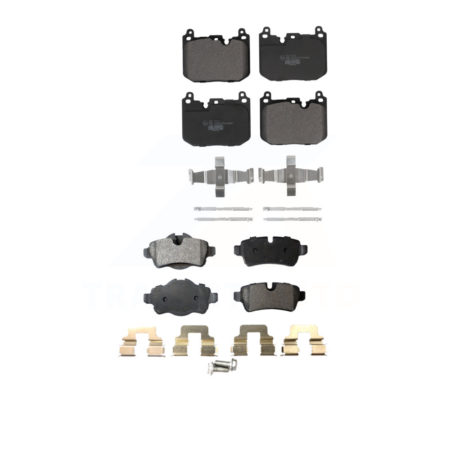 Front Rear Ceramic Brake Pads Kit For Mini Cooper With 5 Lug Wheels 4 Piston Caliper KTC-100716