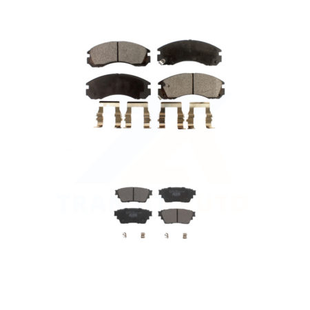 Front Rear Ceramic Brake Pads Kit For Mitsubishi Outlander PHEV KTC-100719