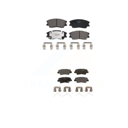 Front Rear Ceramic Brake Pads Kit For 2020-2022 Kia Soul Turbocharged KTC-100726