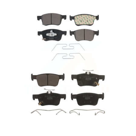 Front Rear Ceramic Brake Pads Kit For 2023 Acura Integra KTC-100731