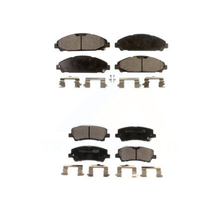 Front Rear Ceramic Brake Pads Kit For 2021 Ford Mustang Mach 1 KTC-100732